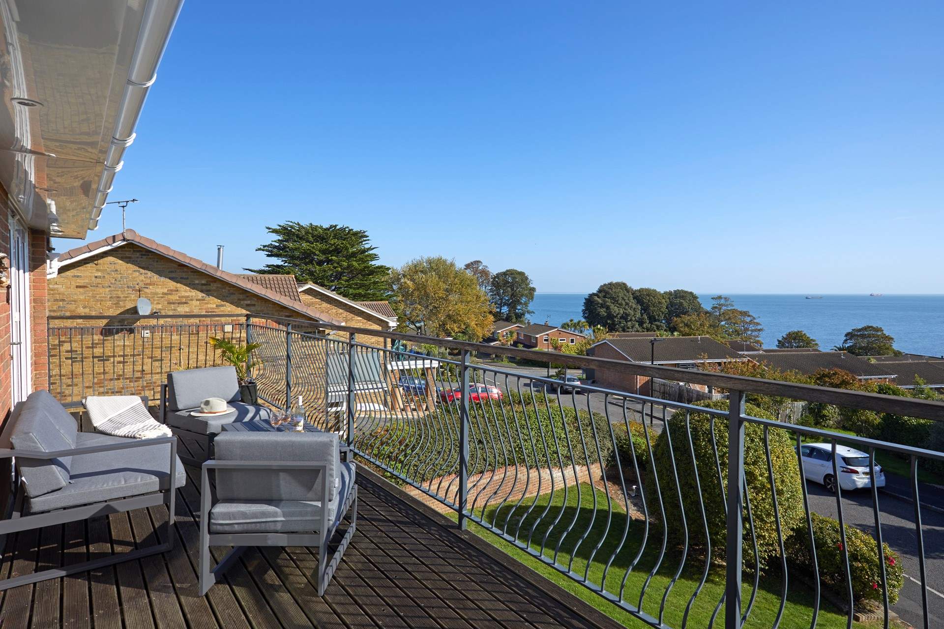 Take in the stunning views and watch the sunset with a glass of something nice.