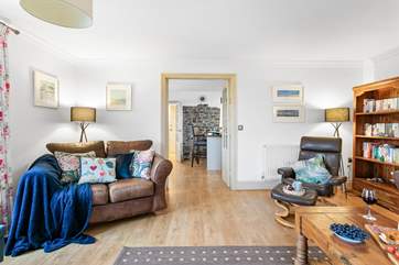 The sitting-room offers a comfortable seating arrangement for all of the family and is accessed via the kitchen/diner.