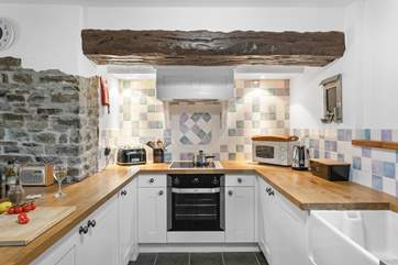 Cook up a treat at Town Barn in the lovely well equipped kitchen.