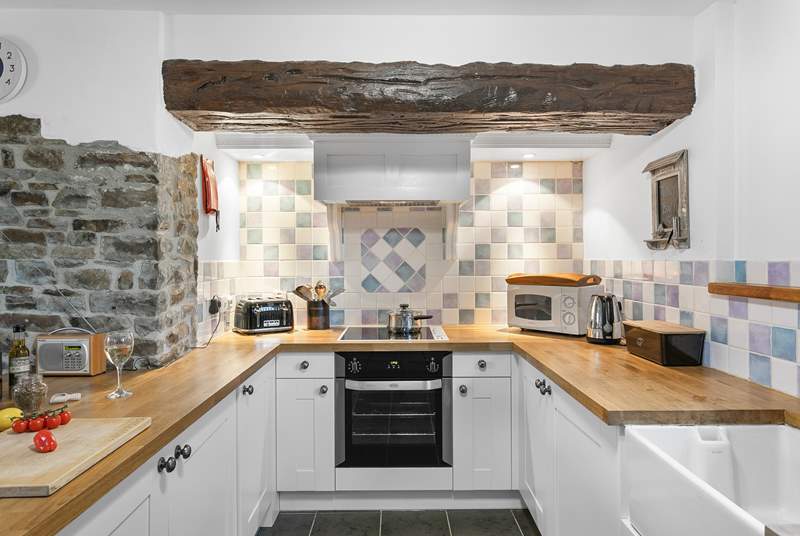 Cook up a treat at Town Barn in the lovely well equipped kitchen.
