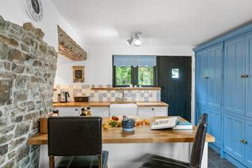 The kitchen is kitted out with all you need for a delicious meal.