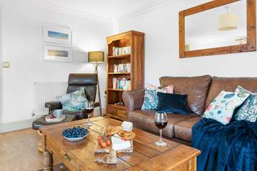 Evenings couldn't get much better when cosied up on the sofa at Town Barn.