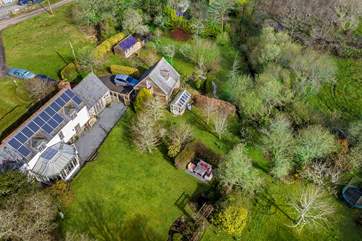 Traboe Cottage is set within a gorgeous garden.