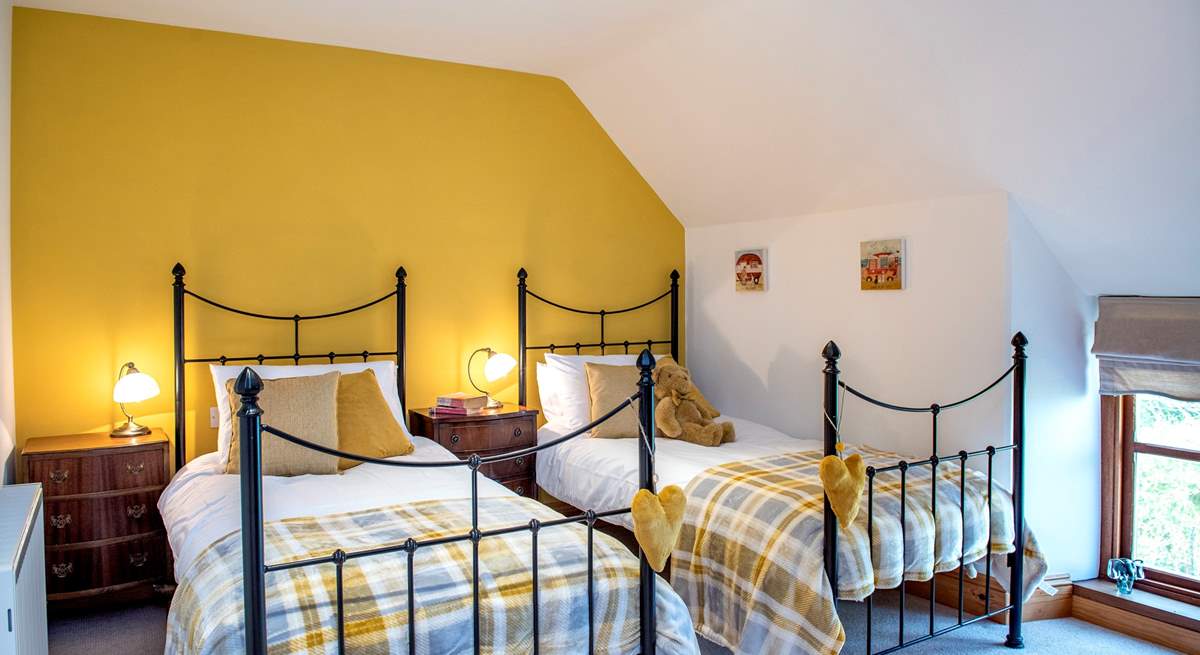 The twin bedroom is perfect for children or two friends sharing. 