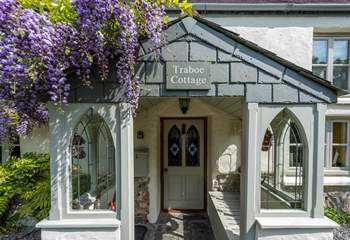 Step inside this storybook cottage for an unforgettable escape.