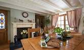 The dining-room is the perfect place to get together to eat, drink and be merry.  - Thumbnail Image