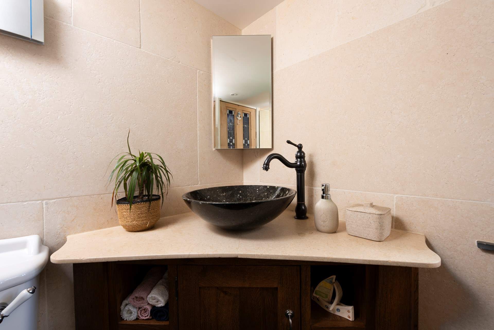 And a practical shower-room and WC next door.