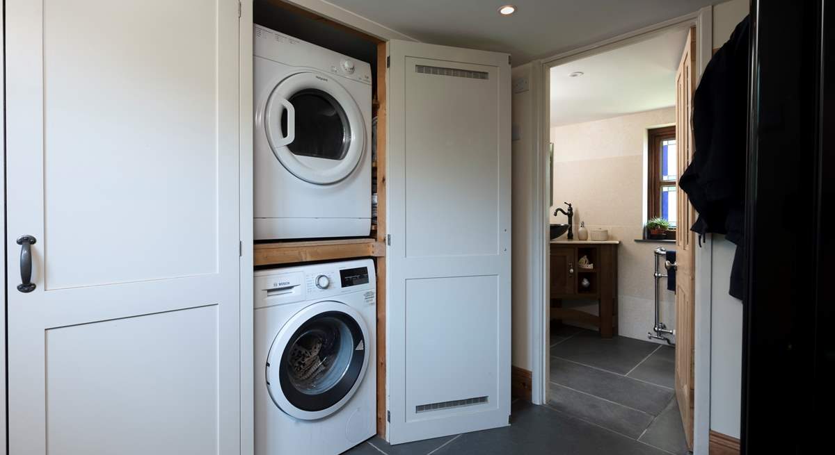 A handy utility space on the ground floor.