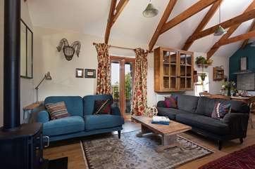 Or throw open the double doors and breathe in the fresh Cornish air.