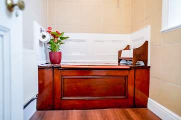 The old Victorian-styled WC is sure to be a talking point.