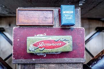 Vintage games for all the family to enjoy will be in the sitting-room and playroom.