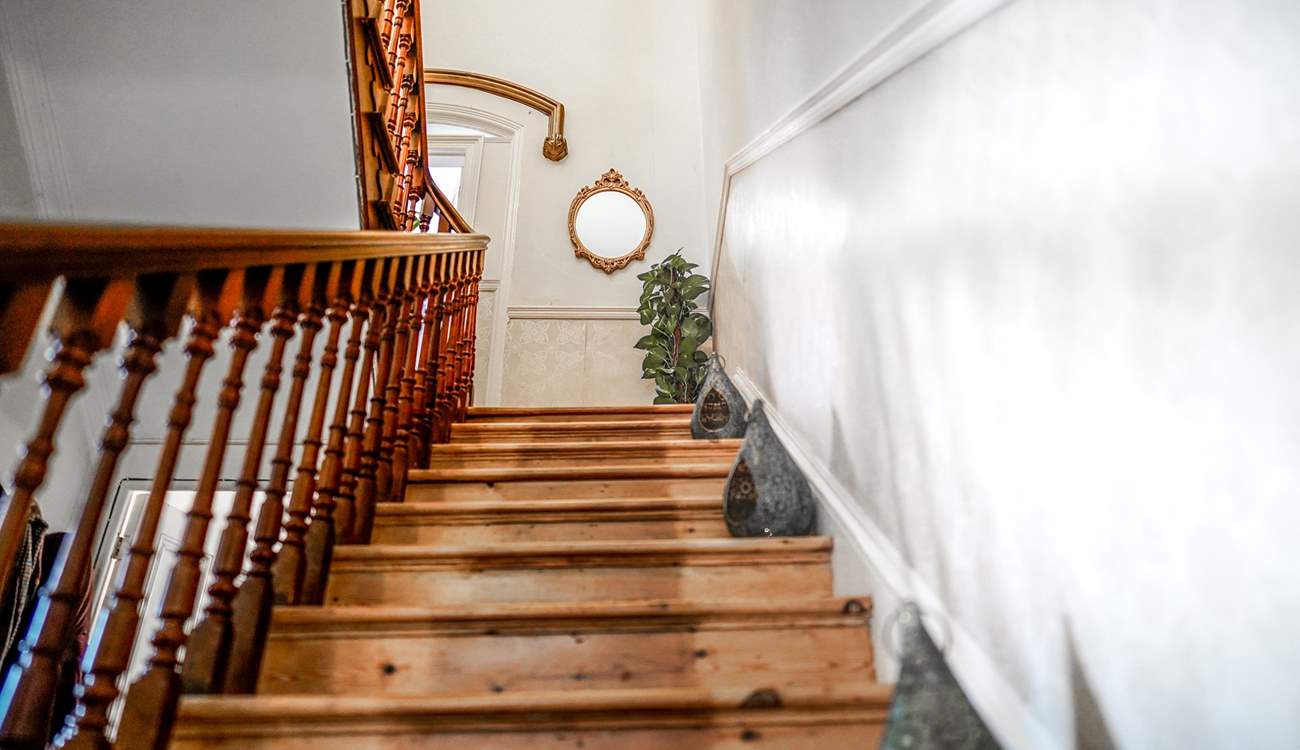 The central staircase offers access to all the bedrooms with the shower-room being located on the half-landing.