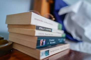 There are plenty of books for you to enjoy.