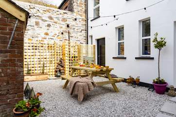 The perfect al fresco dining spot.