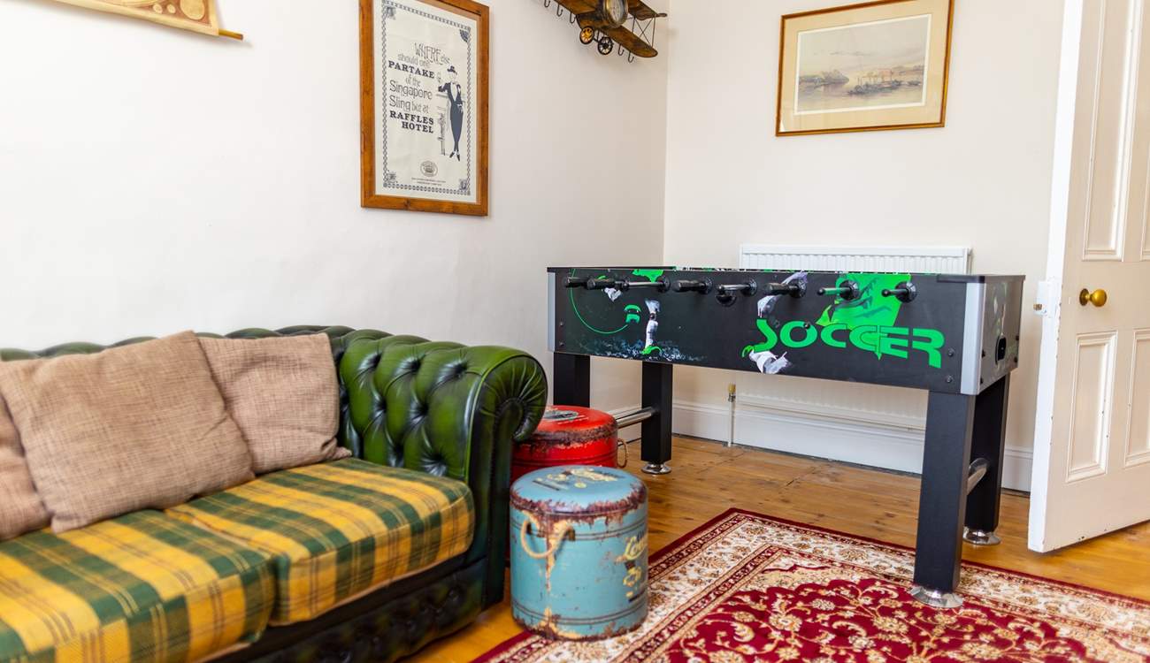 Take time out to chill in the playroom.