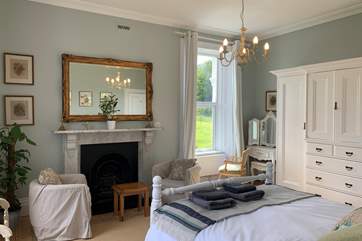 The bedroom is double aspect with glorious views for you to enjoy.
