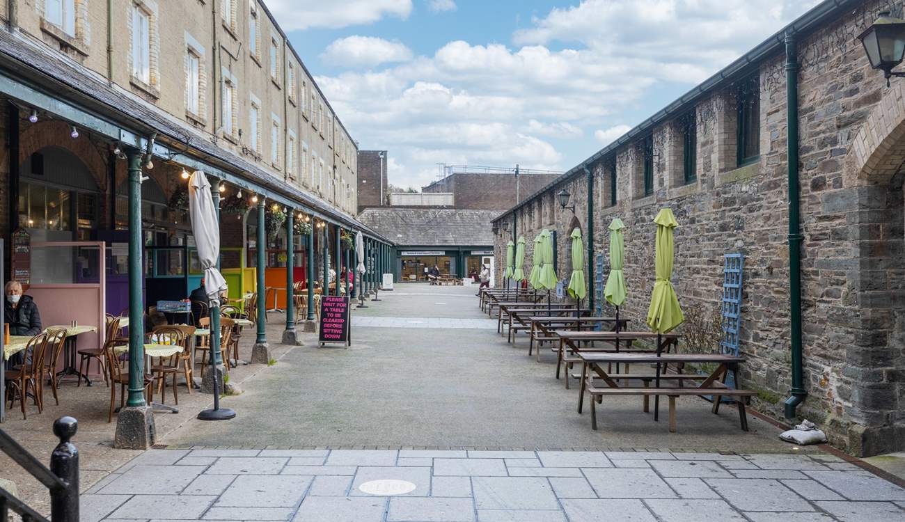 The ancient pannier market in Tavistock takes place every Tuesday and Saturday.