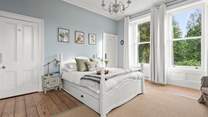 Light-filled bedroom 1.