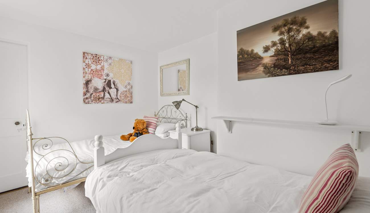 Bedroom 4 is accessed via bedroom 3 and offers a perfect children's bedroom.