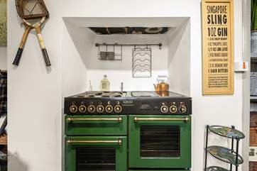 The fabulous range will keep the chef happy.