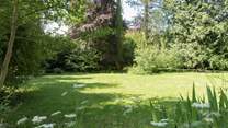 Soak up the sunshine in the beautiful garden.