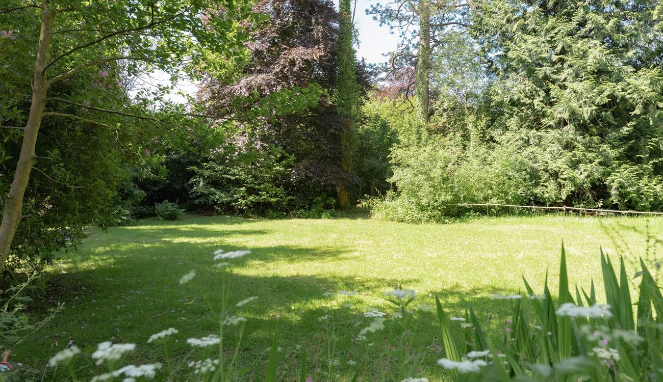 Soak up the sunshine in the beautiful garden.