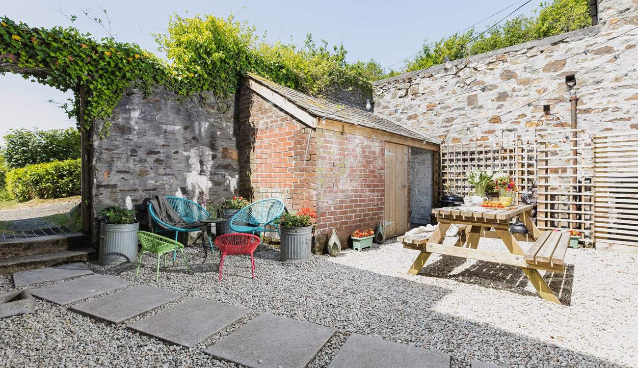 The perfect al fresco dining spot.