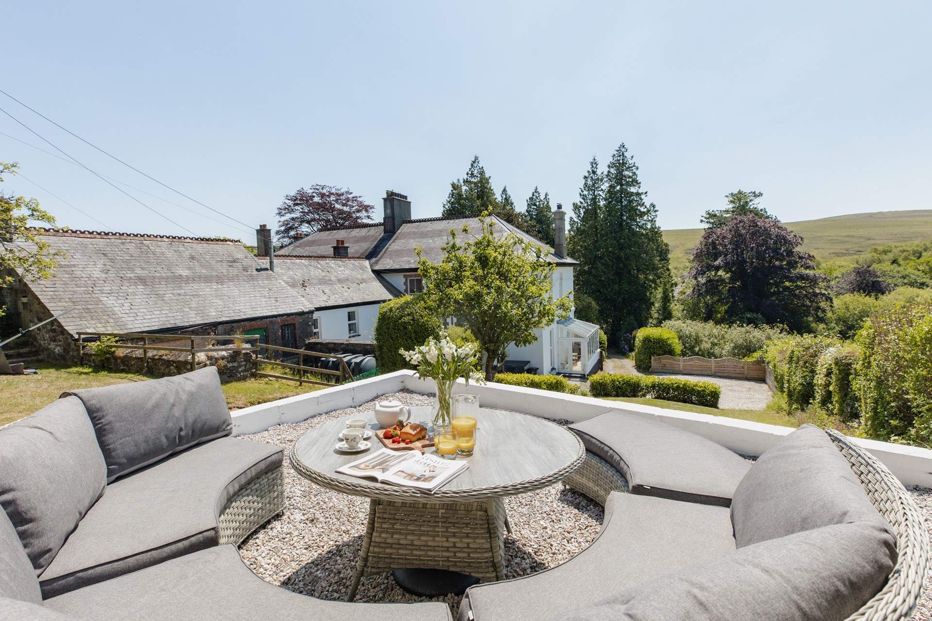 Enjoy panoramic views throughout the year.