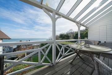 The charming balcony is perfect for those summer evenings relaxing in the sun.