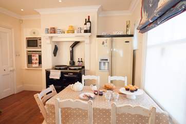 Make use of the Aga in the kitchen.