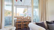 Enjoy the morning from the Dining Room with a view.