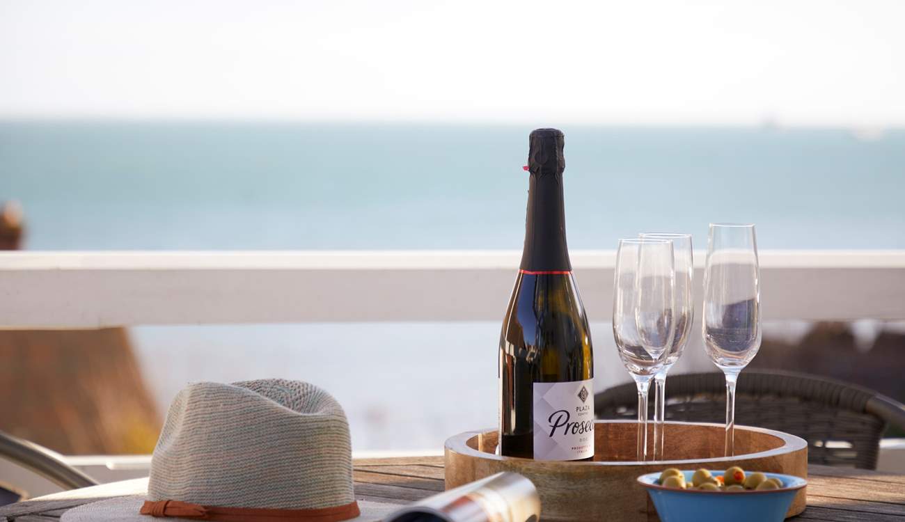 The charming balcony is perfect for those summer evenings relaxing in the sun. 