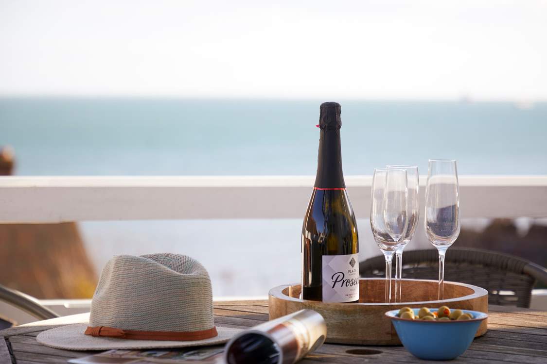 The charming balcony is perfect for those summer evenings relaxing in the sun.