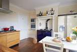 The cosy kitchen (please note, the Aga is ornamental).