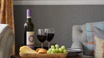 Sit back and relax with a glass of wine and enjoy fine weather and good company. 