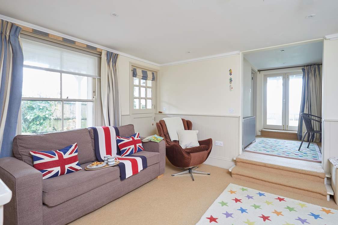 The play-room with TV and DVD player on the lower ground floor is the perfect place for the children to enjoy.