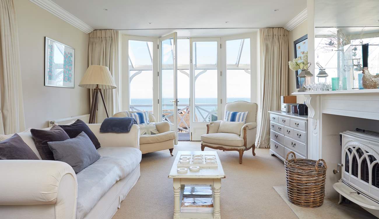 In summer throw open the doors and enjoy some alfresco dining on the balcony.