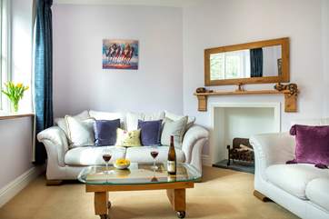 The cosy sitting-room.