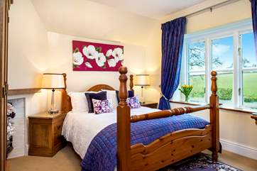 Spectacular countryside views can also be enjoyed from the bedrooms.