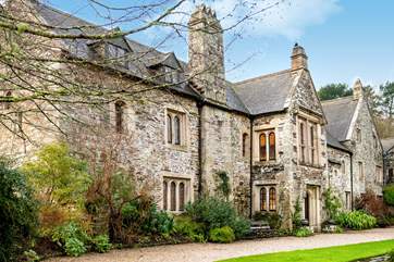 The historic house and gardens at Cotehele (National Trust).