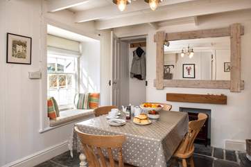The dining-room also has fabulous views.