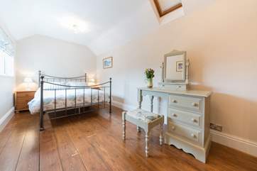 The bright and airy first floor double bedroom.