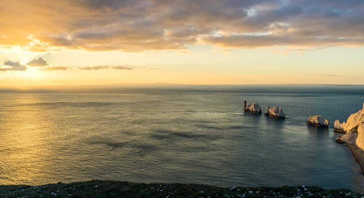 Venture to the iconic Needles, a 15 minute car journey from Yarmouth. 