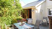 The garden is a great spot to enjoy those warm nights.