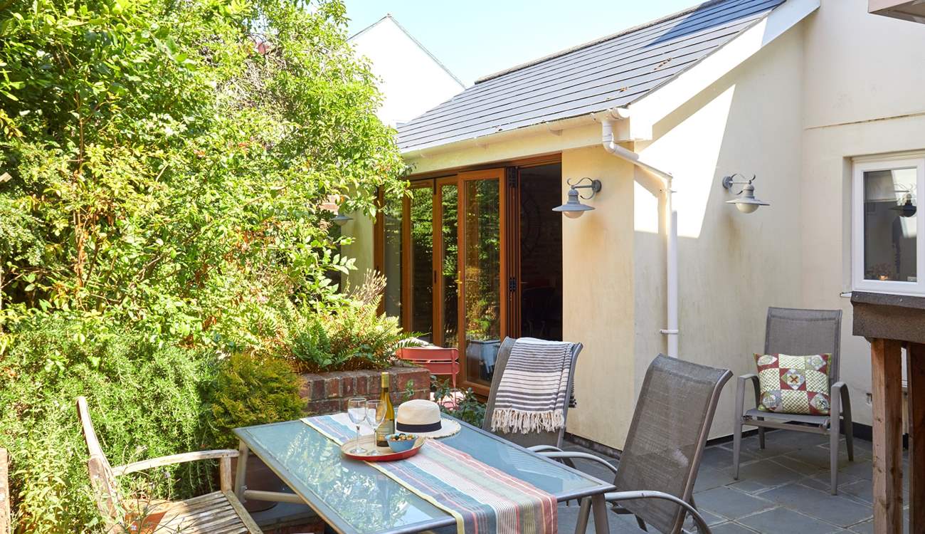 The garden is a great spot to enjoy those warm nights.