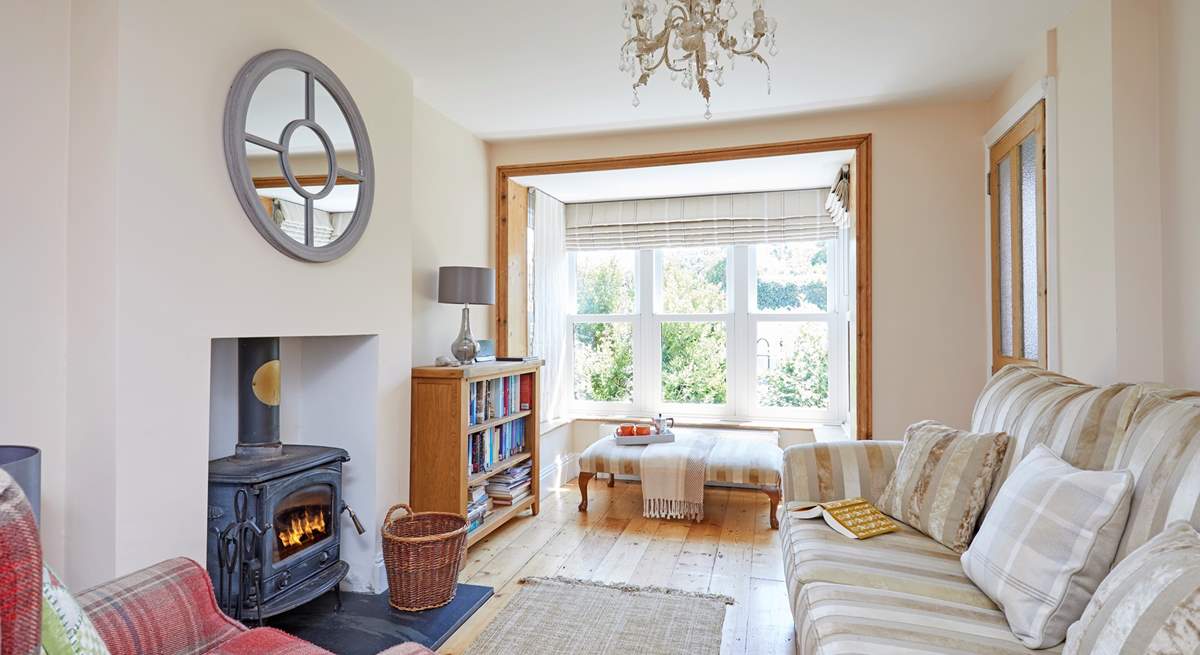 The second sitting-room leads through to the kitchen.