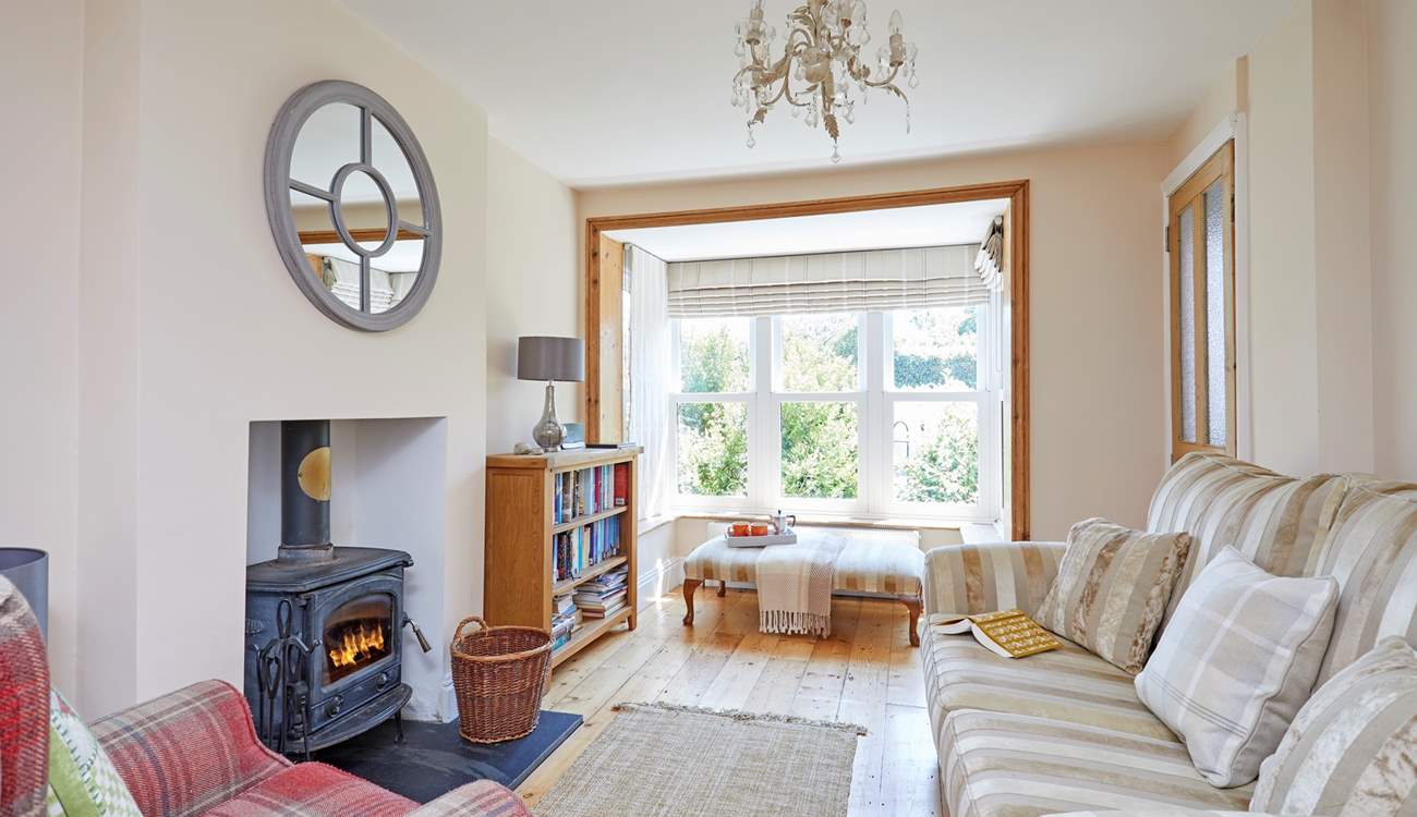 The second sitting-room leads through to the kitchen.