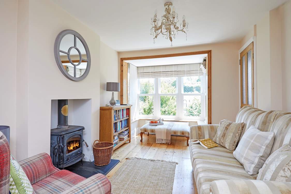 The second sitting-room leads through to the kitchen.