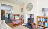 The second sitting-room is perfect to relax and chat with your loved ones (please note, the wood-burner is not for guests' use). - Thumbnail Image