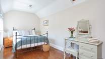 The bright and airy first floor double bedroom.